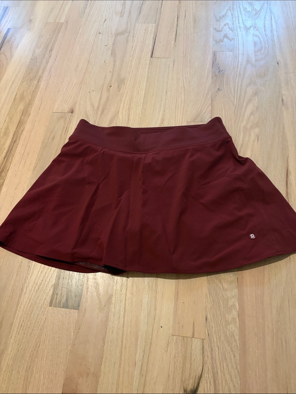 lululemon athletica Deep Red tennis Skirt